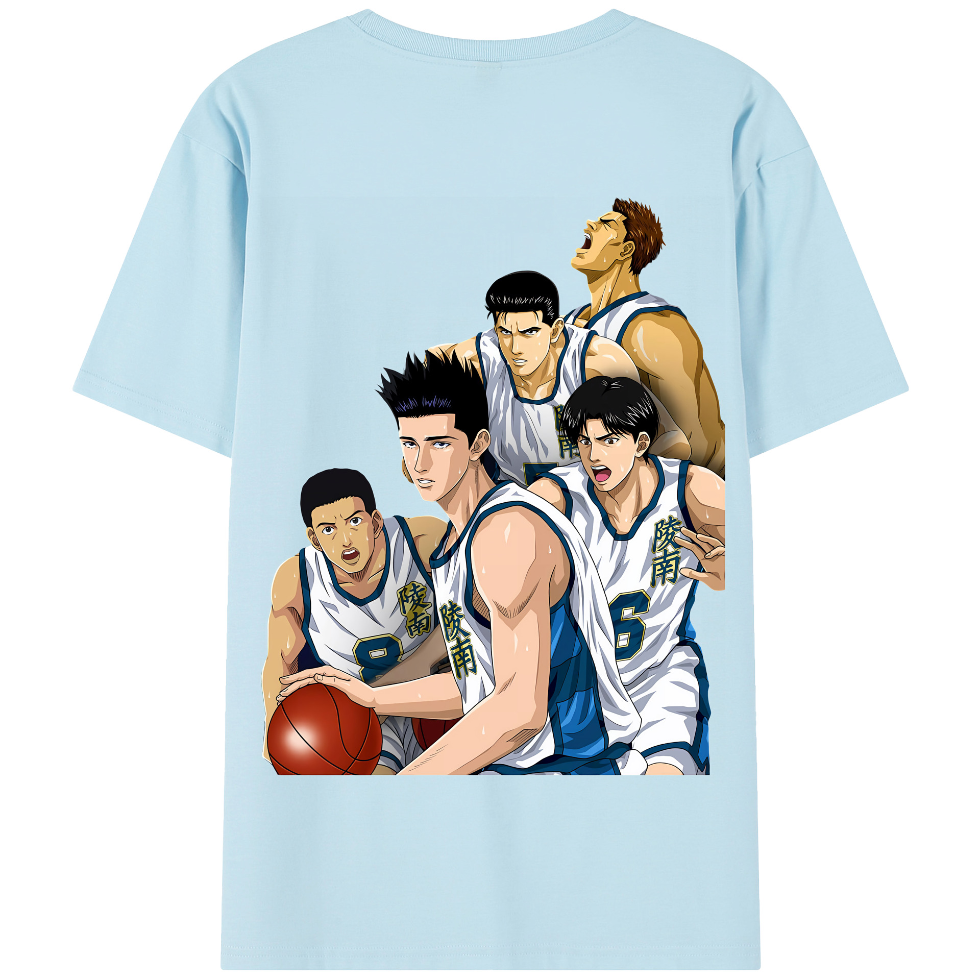（画像用） SLAM DUNK／スラムダンク 綿100％半袖Tシャツ（背面プリント）